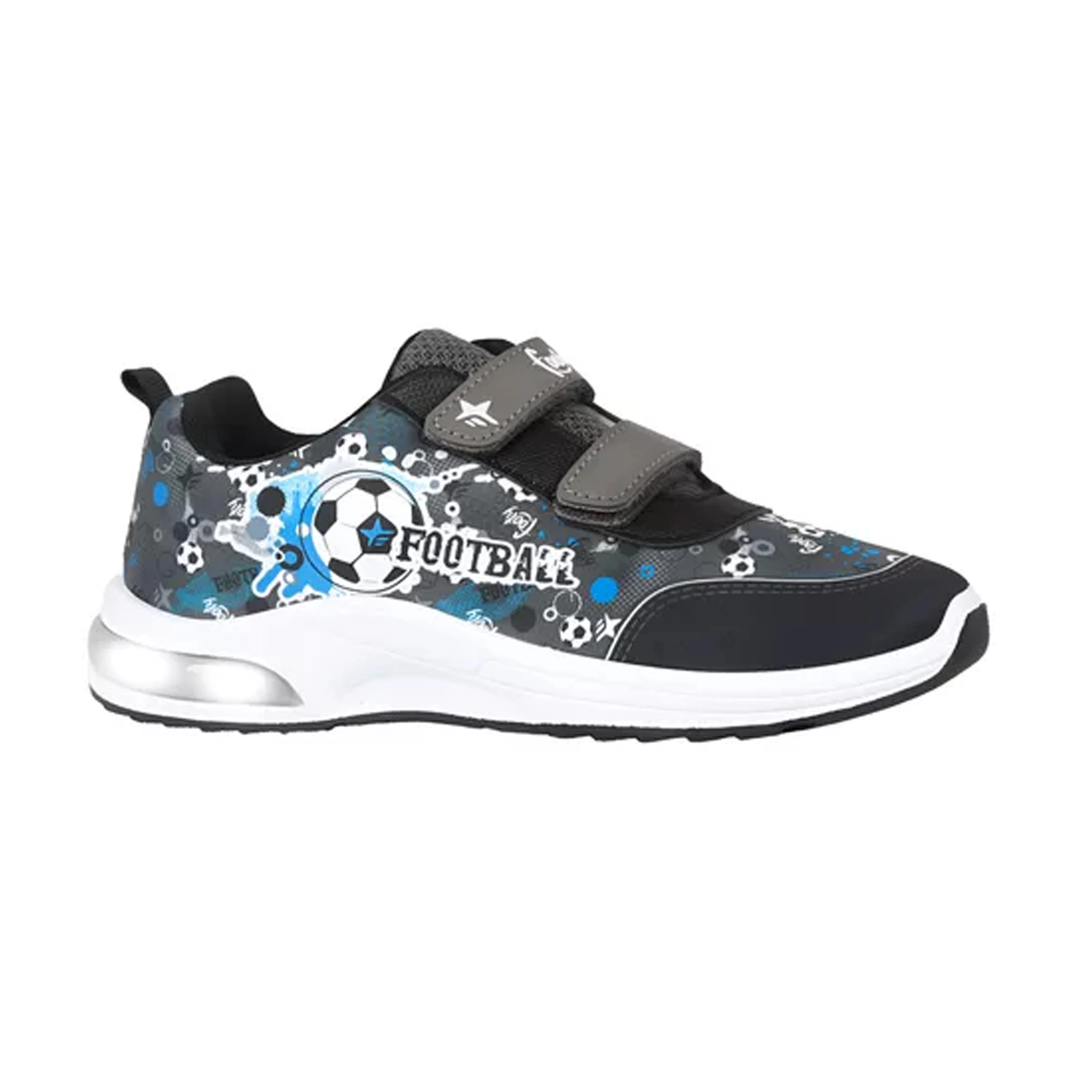ZAPATILLA C/ABROJO Y LUZ FOOTY POP0469