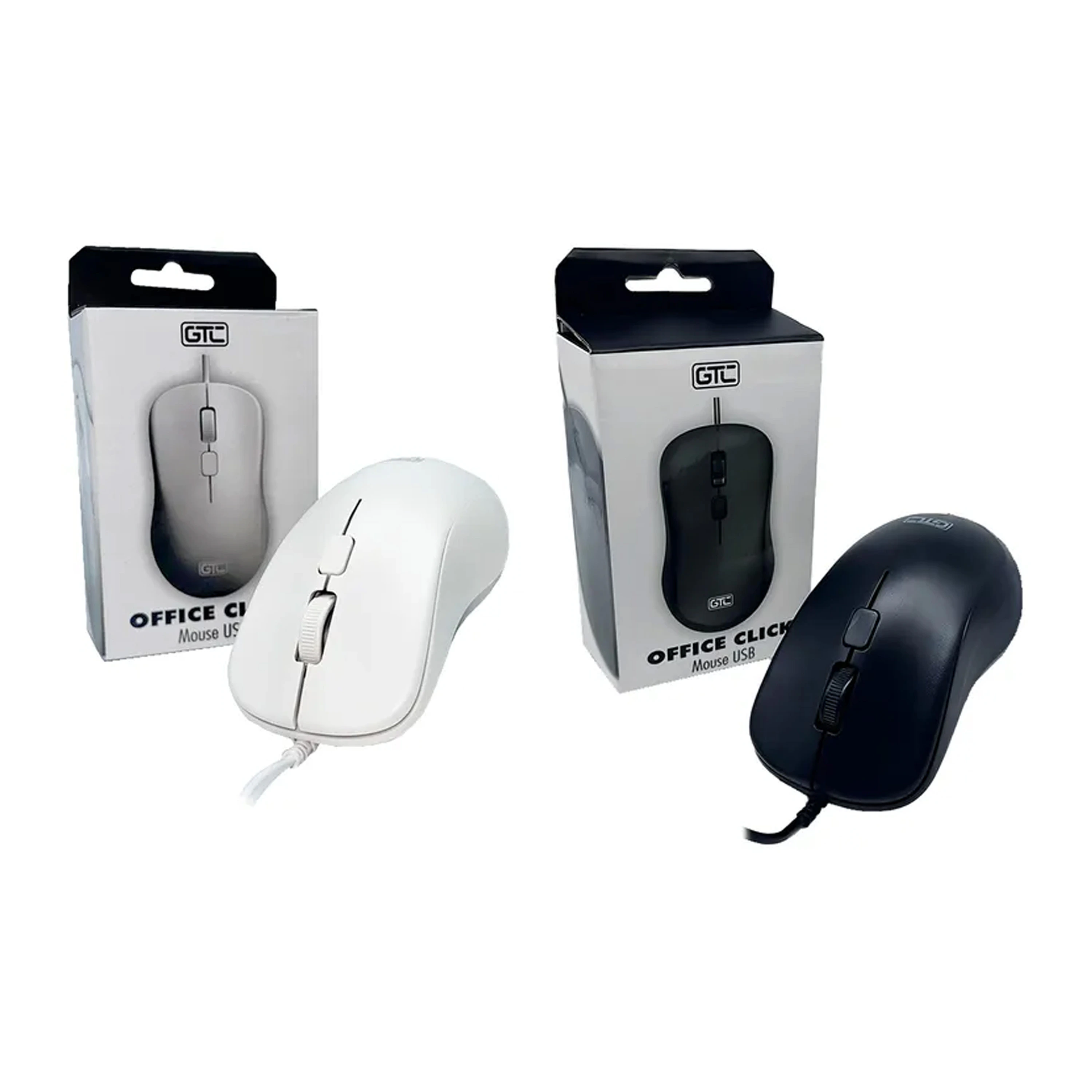 MOUSE GTC ERGONOMICO USB MOG-108 OFFICE CLIC